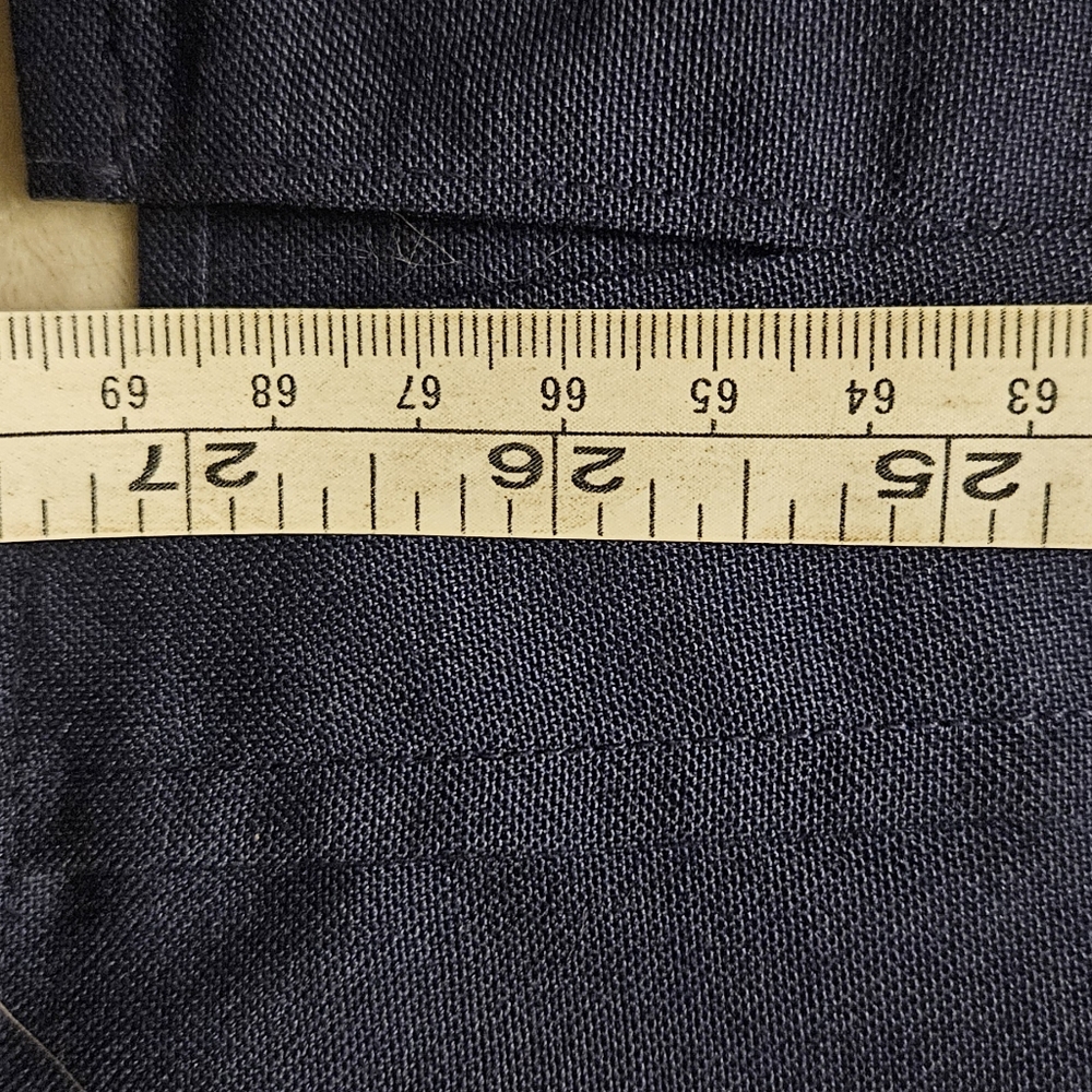 Navy Blue Military Field Shirt with Insignia - Picture 5 of 5